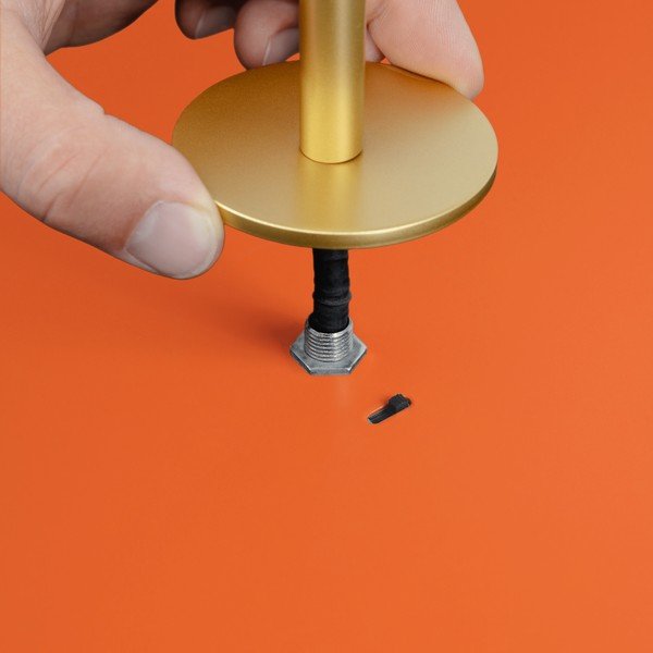 Oranža metāla LED piekaramā lampa ar regulējamu spilgtumu un metāla abažūru ø 31 cm Asteria Plus – UMAGE-image-4