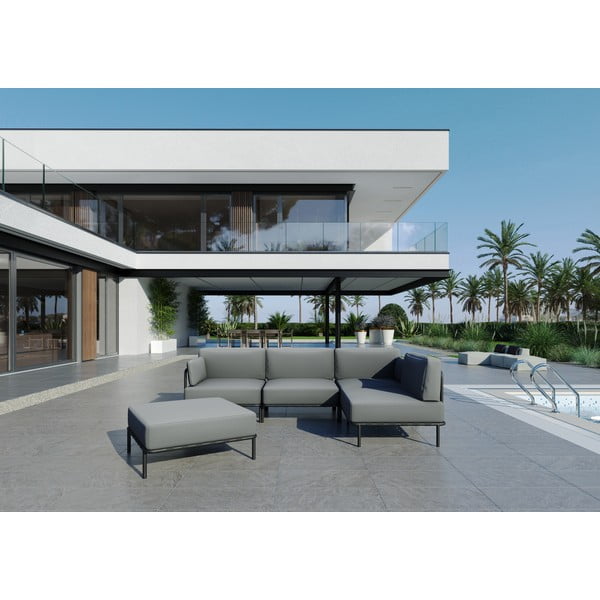 Gaiši pelēks dārza modulārais dīvāns 234 cm Salve – Sit Sit-image-1