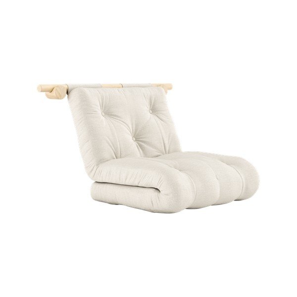 Dabīga toņa lina atpūtas krēsls Hooked – Karup Design