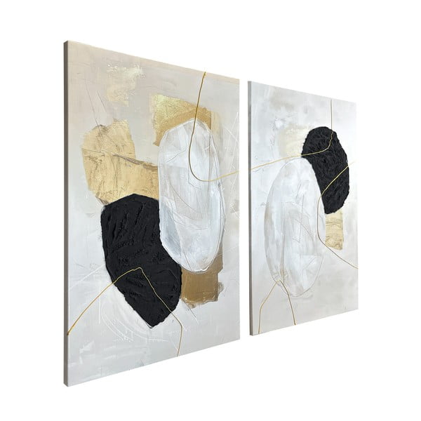 Gleznu komplekts ar roku apgleznotiem elementiem (2 gab.) 50x70 cm Crystal – Styler-image-4