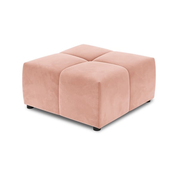 Rozā samta dīvāna modulis Rome Velvet – Cosmopolitan Design 