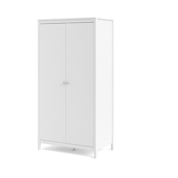 Balts drēbju skapis 102x199 cm Madrid – Tvilum-image-4