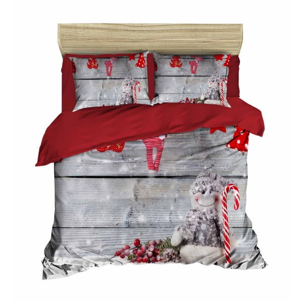 Gultas veļas un gultasveļas komplekts divguļamai gultai Christmas Lolly, 200 x 220 cm