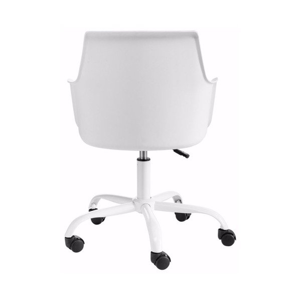 Balts regulējams biroja krēsls Støraa Leslie-image-2