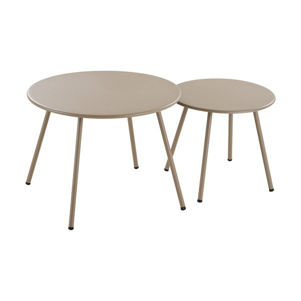 Bēšs polsterēts dārza atpūtas komplekts 4 personām Nilo – House Nordic-image-4