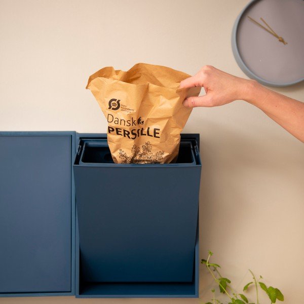 Zila atkritumu šķirošanas/sienas pārstrādātas plastmasas atkritumu tvertne Recycling Box – ReCollector-image-1