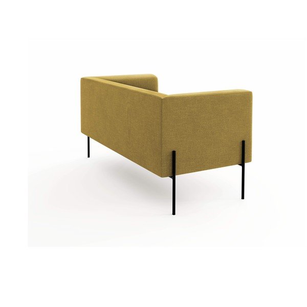 Dzeltens divvietīgs dīvāns Milo Casa Nina, 142 cm-image-3