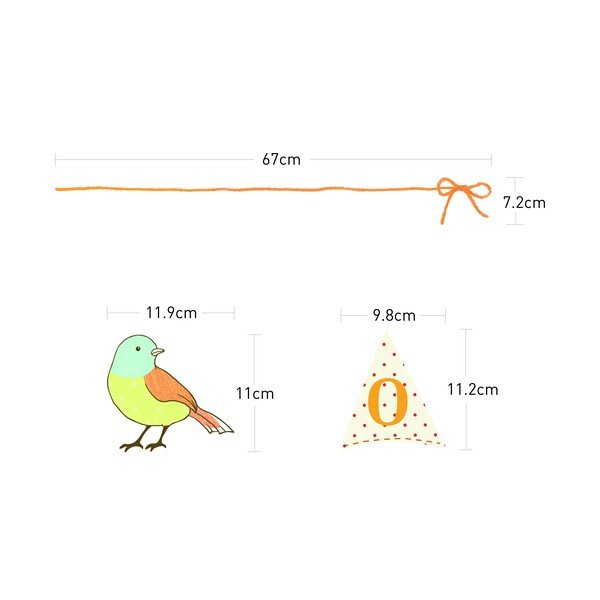 Ambiance Birds On Wire Sticker-image-4