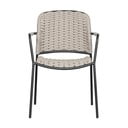 Melni/bēši metāla dārza krēsli (2 gab.) Taku – Exotan