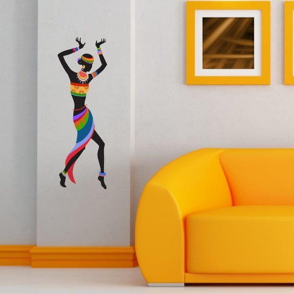 Dekoratīvie sienas uzlīmes Dance Women