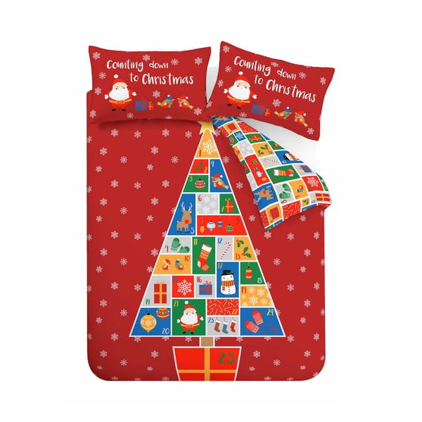 Divguļamā bērnu gultas veļa 200x200 cm Countdown to Christmas – Catherine Lansfield