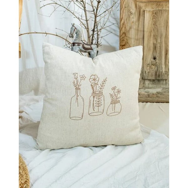 Spilvendrāna no kokvilnas maisījuma 45x45 cm – Mila Home-image-2