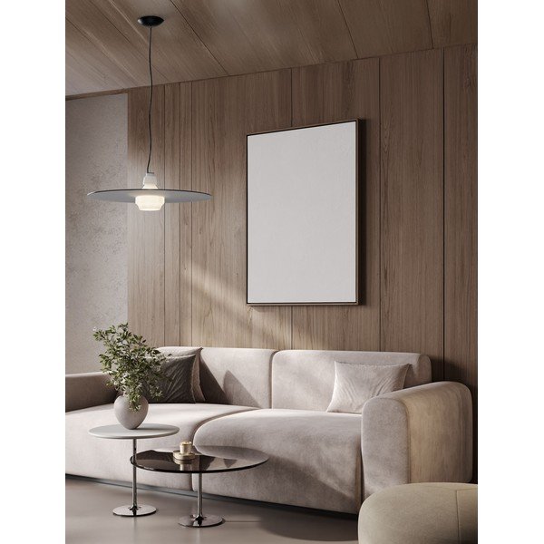 Matēti melna tērauda piekaramā lampa ø 60 cm Lora – Nova Luce-image-1