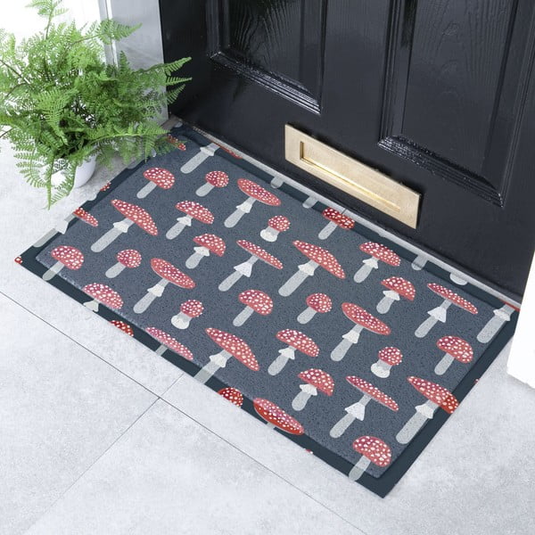 Kājslauķis 40x70 cm Agaric Mushroom – Artsy Doormats-image-1