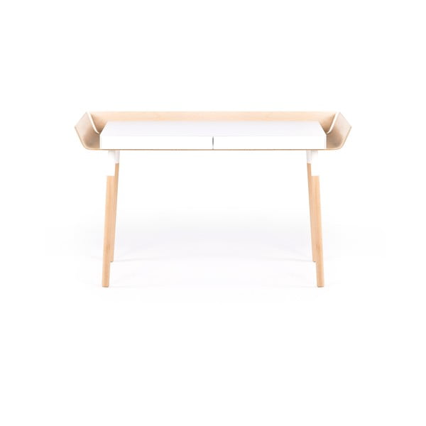 Balts rakstāmgalds ar 2 atvilktnēm EMKO My Writing Desk-image-1