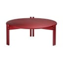 Sarkans priedes masīvkoka apaļš žurnālgaldiņš ø 80 cm Sticks – Karup Design