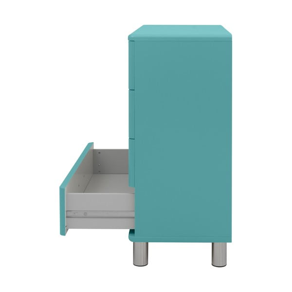 Tirkīzzila augsta kumode 86x92 cm Malibu – Tenzo-image-2