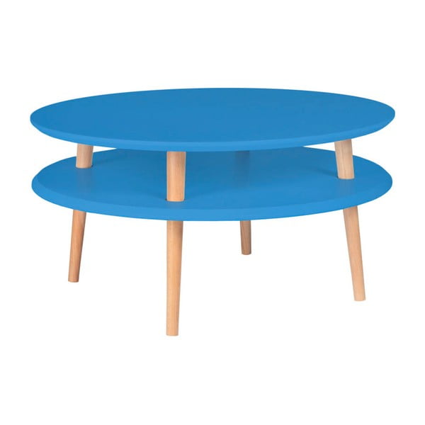 Zils kafijas galdiņš Ragaba Ufo, ⌀ 70 cm