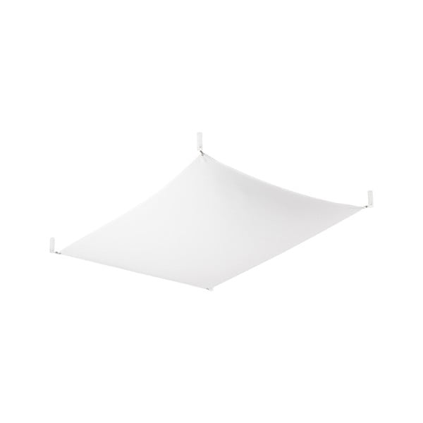 Balta griestu lampa ar auduma abažūru 80x105 cm Viva – Nice Lamps