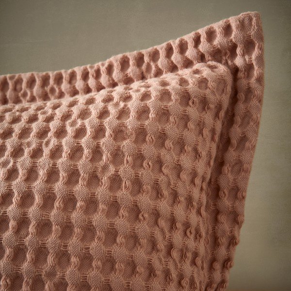 Kokvilnas dekoratīvais spilvens 30x50 cm Jaipur Chunky Waffle – Pineapple Elephant-image-2