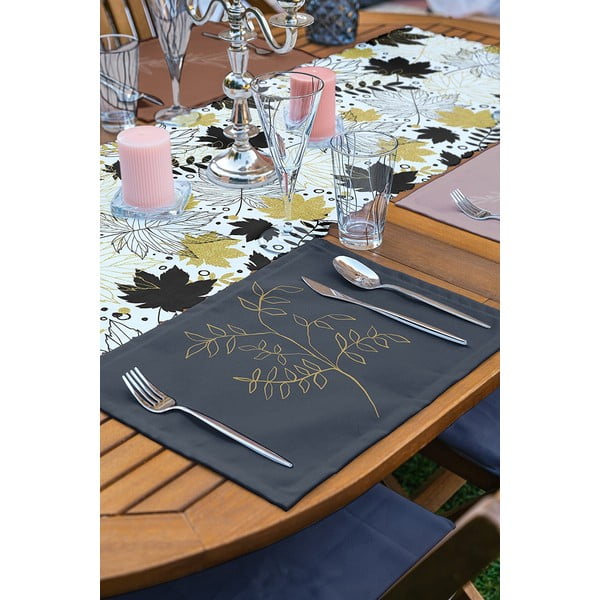 4 galda paliktņu un dekoratīvā galdauta komplekts Minimalist Home World-image-3