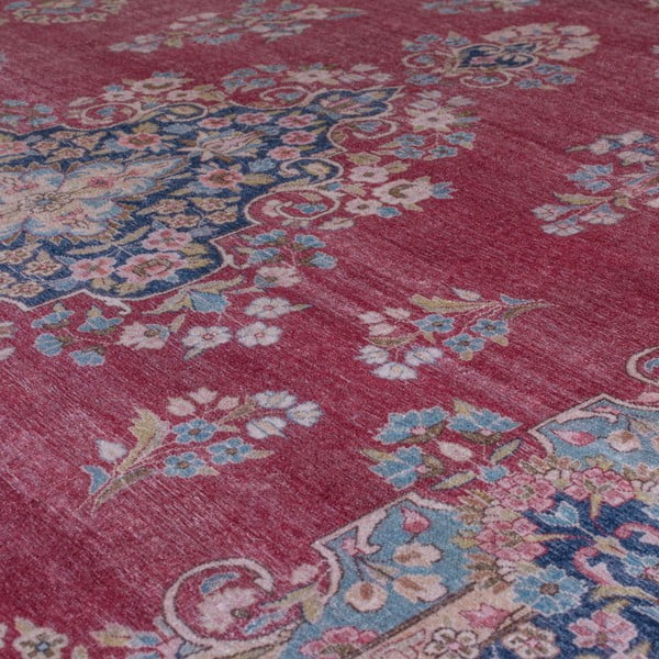 Sarkans mazgājams paklājs 160x230 cm FOLD Colby – Flair Rugs-image-2