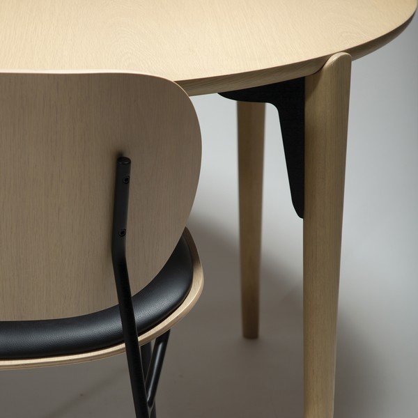 Apaļš ēdamgalds ar ozolkoka imitāciju ø 122 cm Paragon – DAN-FORM Denmark-image-1