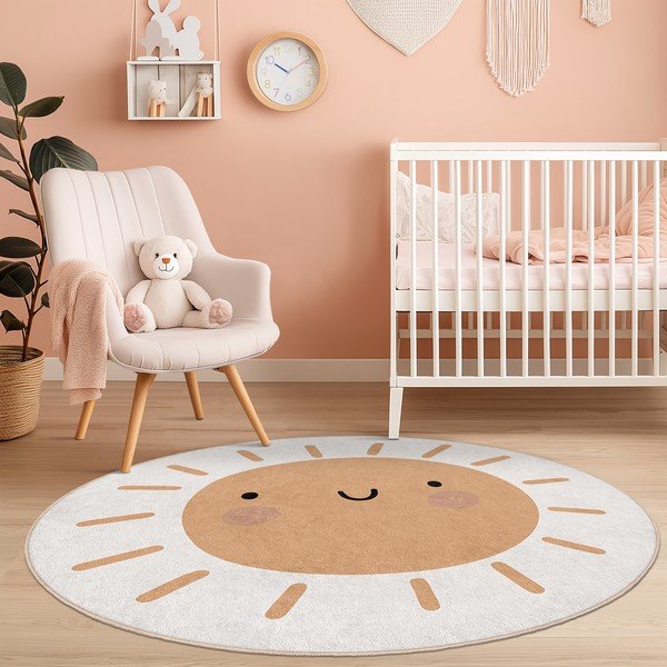 Mazgājams bērnu paklājs ø150 cm Sunny World – Mila Home-image-3