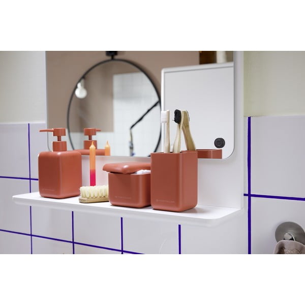 Oranžs polirezīna trauks zobu birstei Tom Tailor T-Rounded – Wenko-image-3