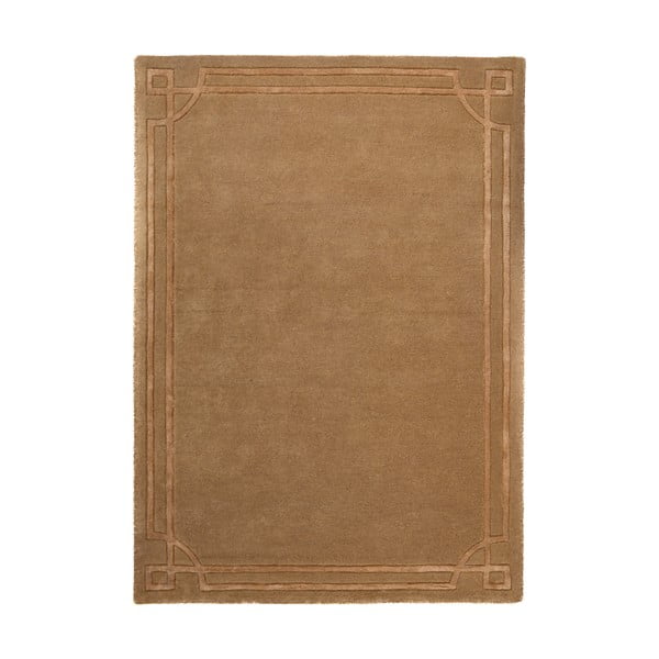 Terakotas oranžs ar rokām darināts vilnas paklājs 120x170 cm Gatsby – Flair Rugs