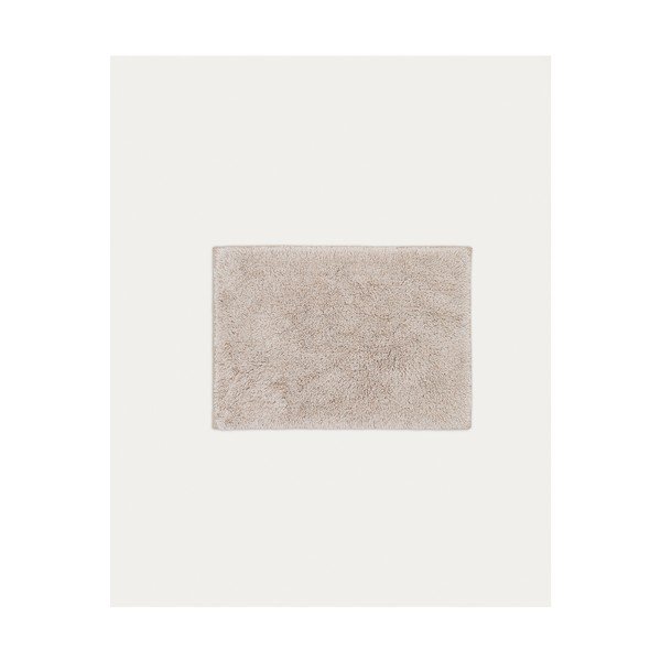 Bēšs vannas istabas paklājiņš 50x70 cm Coper – Kave Home-image-3