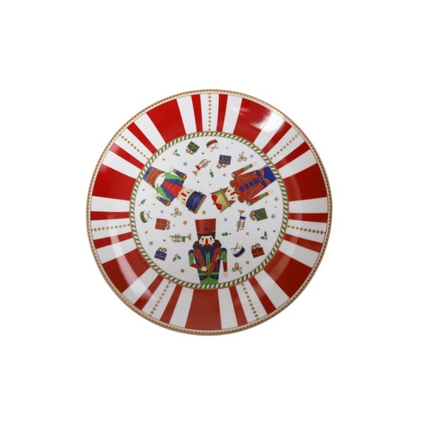 Ziemassvētku porcelāna šķīvis ø 30 cm Piatto – Brandani