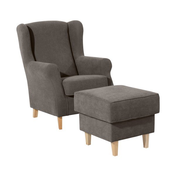 Brūns un pelēks kāju paliktnis Max Winzer Lorris-image-2