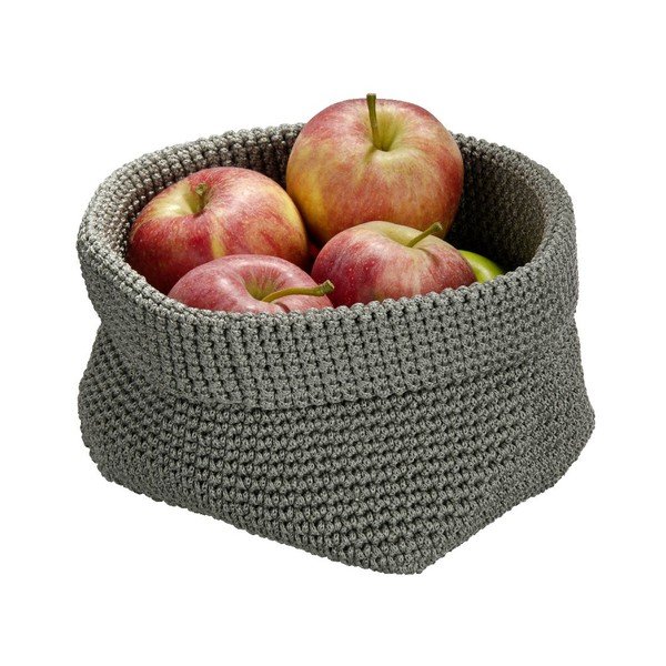 Pelēks apaļš grozs Wenko Malia-image-1