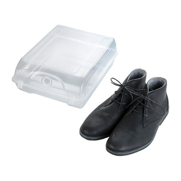 Caurspīdīga apavu glabāšanas kaste Wenko Smart, platums 29 cm