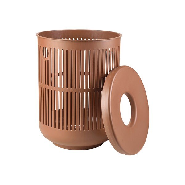 Oranžs plastmasas veļas grozs 60 l Ume – Zone-image-3