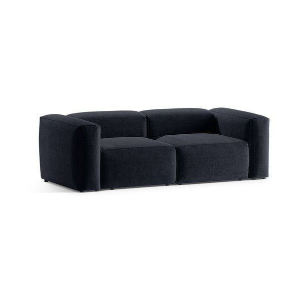Tumši zils dīvāns 224 cm Bergamo – Cosmopolitan Design-image-2