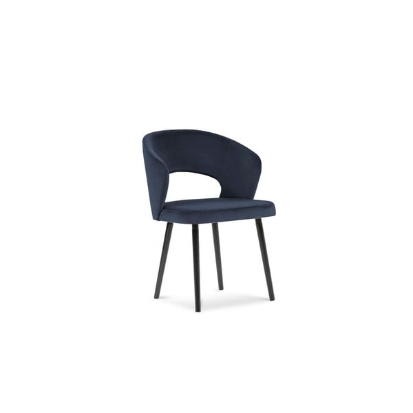 Tumši zils samta ēdamistabas krēsls Windsor & Co Sofas Elpis