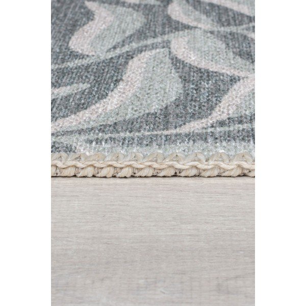 Gaiši zaļš mazgājams paklājs no pārstrādātu šķiedru maisījuma 80x150 cm Wallace – Flair Rugs-image-4