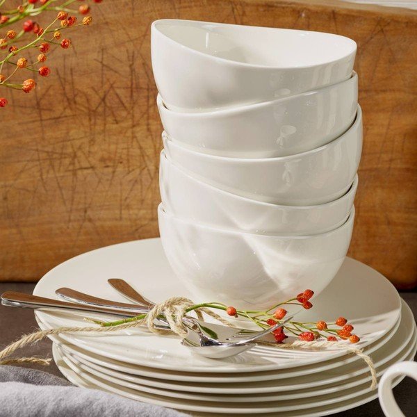 Balta porcelāna bļoda Like by Villeroy & Boch Group-image-1