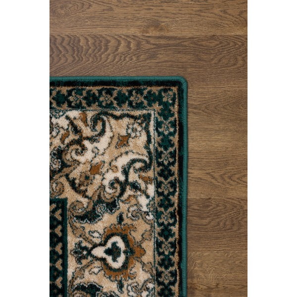 Zaļš vilnas paklājs 133x180 cm Lauren – Agnella-image-3