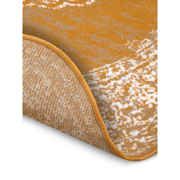 Dzeltens/oranžs apaļš paklājs ø 160 cm Méridional – Hanse Home-image-3