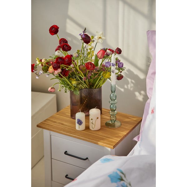 Divguļamā kokvilnas gultasveļa Bonami Selection Fleur, 200 x 200 cm-image-3