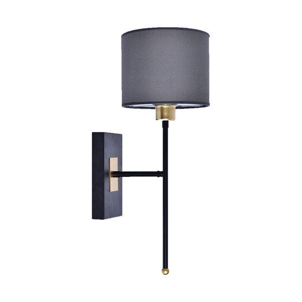 Melna/pelēka sienas lampa Sconce T – Magenta Home