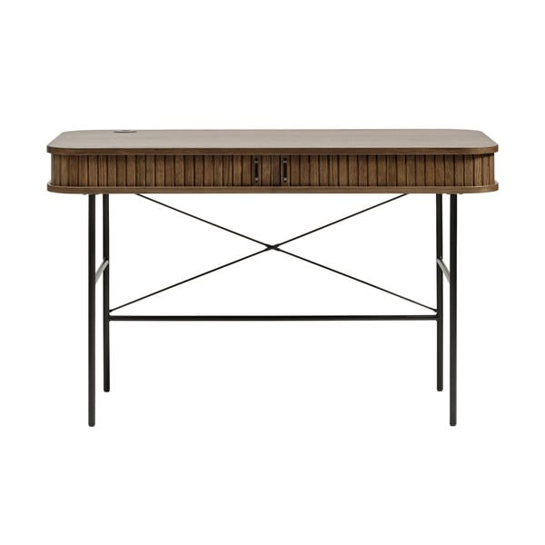 Ozolkoka imitācijas darba galds 60x120 cm Nola – Unique Furniture-image-4