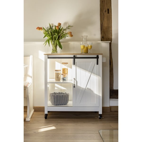 Servēšanas galds uz riteņiem 40x80 cm Country House – Wenko-image-1