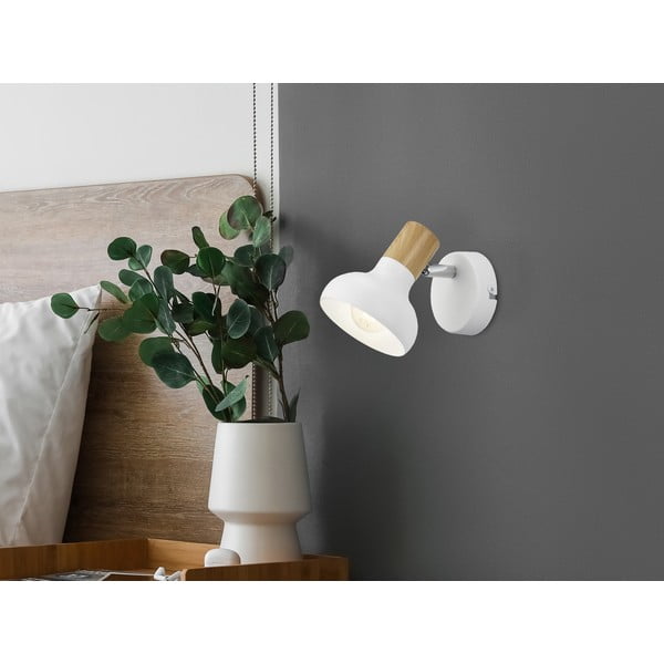 Balta sienas lampa ø 10 cm Latika – Reality-image-1