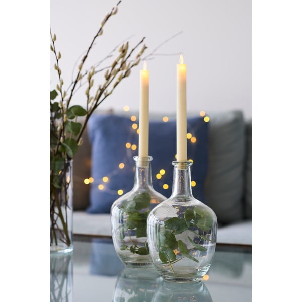 LED svece (2 gab.) uz baterijām (augstums 25 cm) Sara Crown – Sirius-image-4