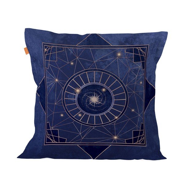 Kokvilnas spilvendrāna Blanc Deep Blue, 60 x 60 cm-image-2