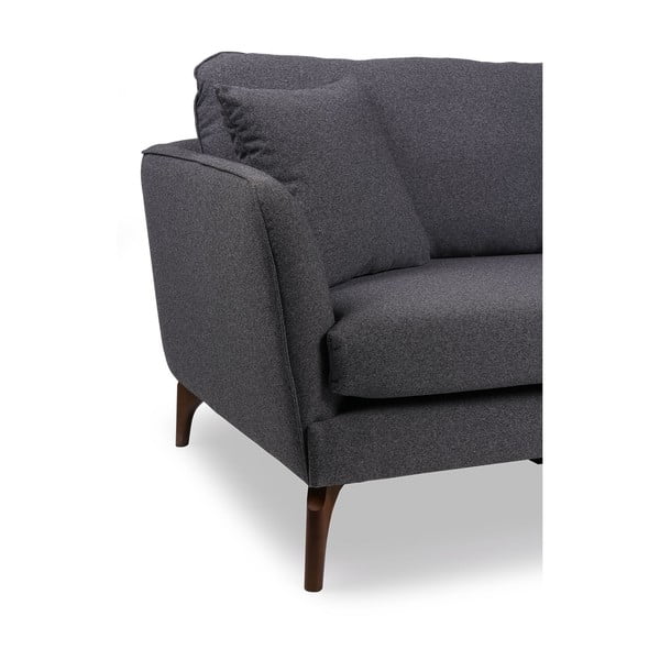 Tumši pelēks dīvāns Ndesign Giza, platums 220 cm-image-3